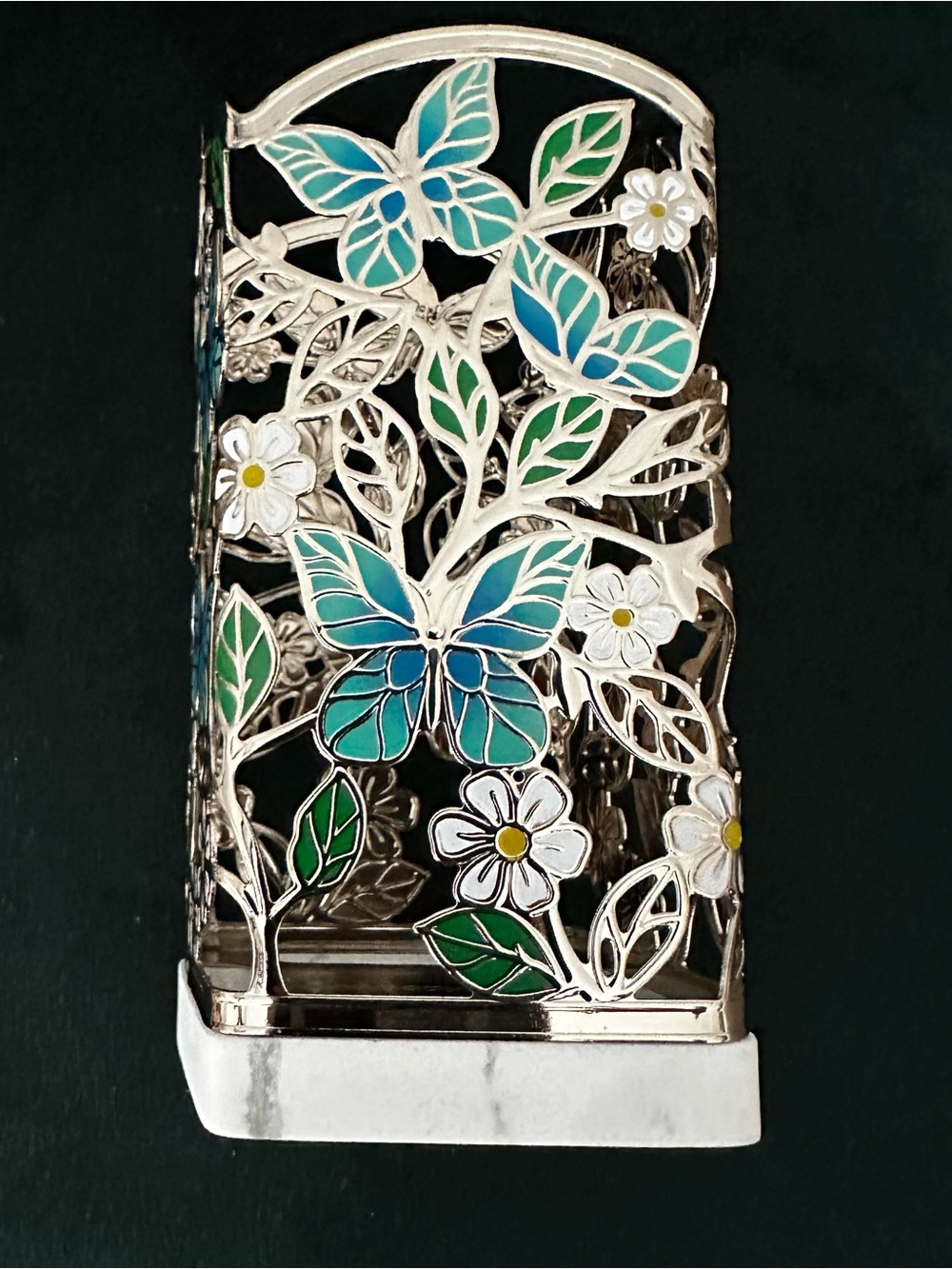 Bath & Body Works Butterfly & Floral Soap Holder